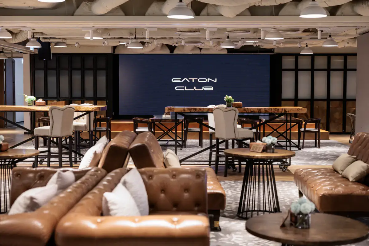 Eaton Club lounge at Champion Tower in Central
